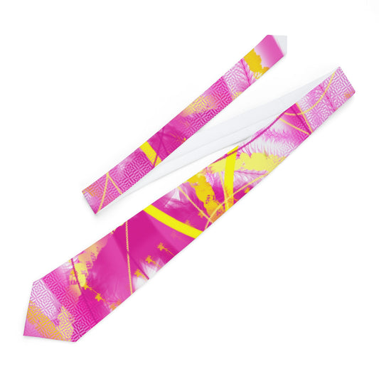 Vibrant Floral Necktie for Men - Perfect for Weddings and Parties