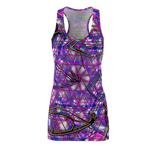 Women's Cut & Sew Racerback Dress (AOP)