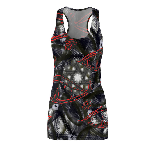 Women's Cut & Sew Racerback Dress (AOP)