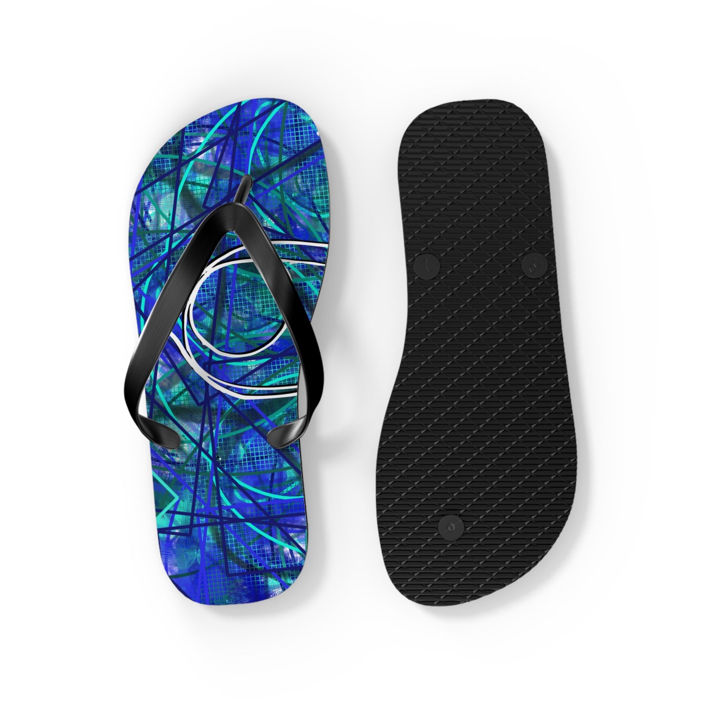 Blue Flip Flops