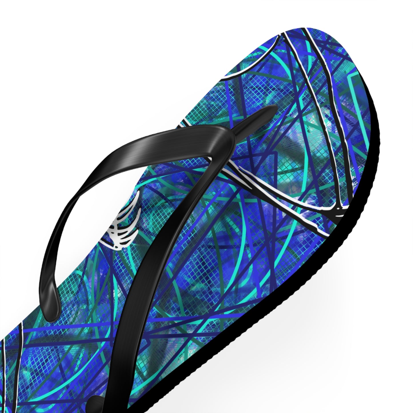 Blue Flip Flops