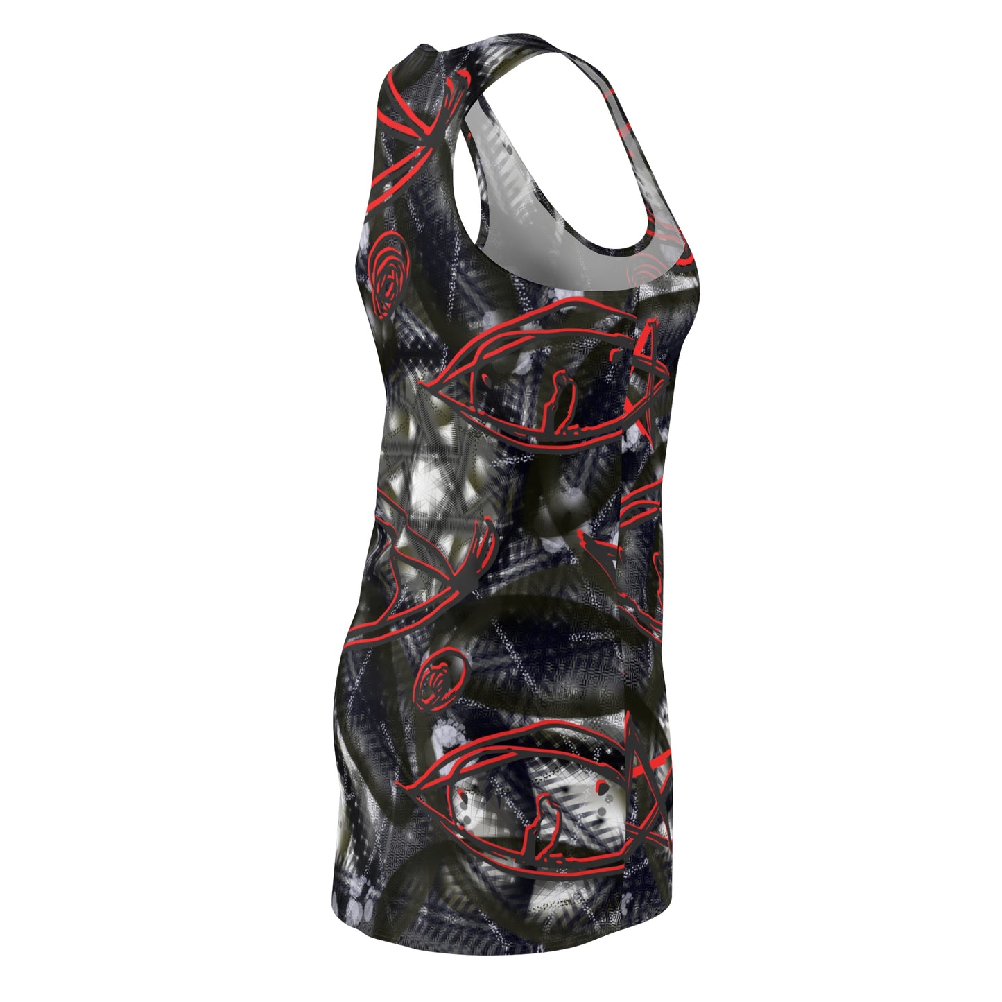 Women's Cut & Sew Racerback Dress (AOP)