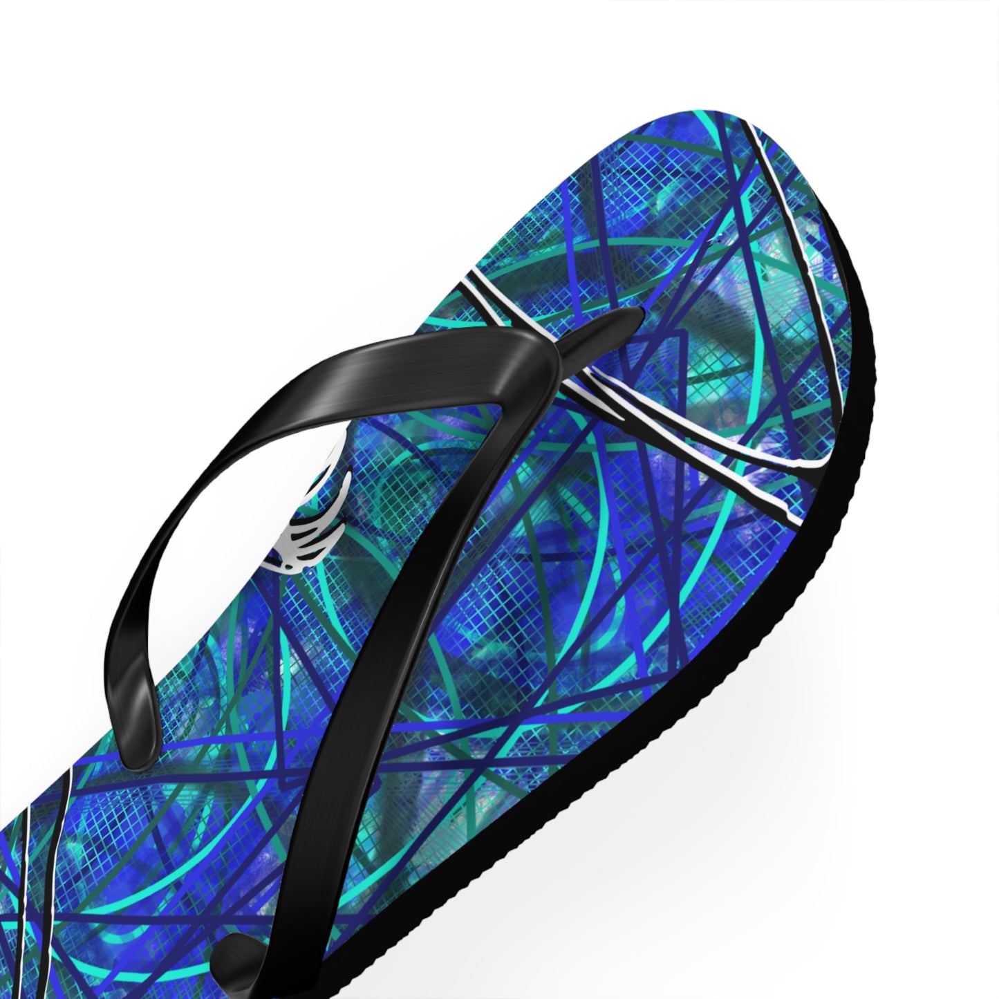 Blue Flip Flops