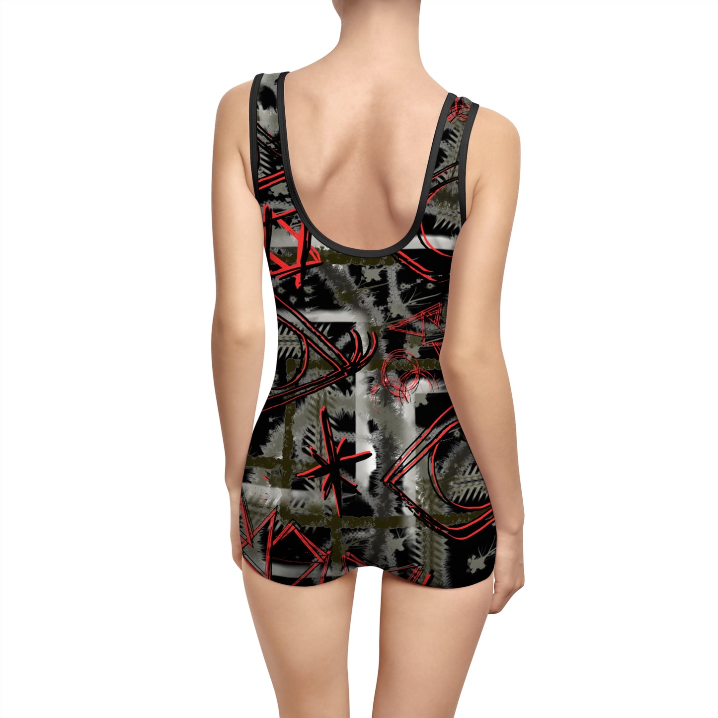 Women's Vintage Swimsuit (AOP)