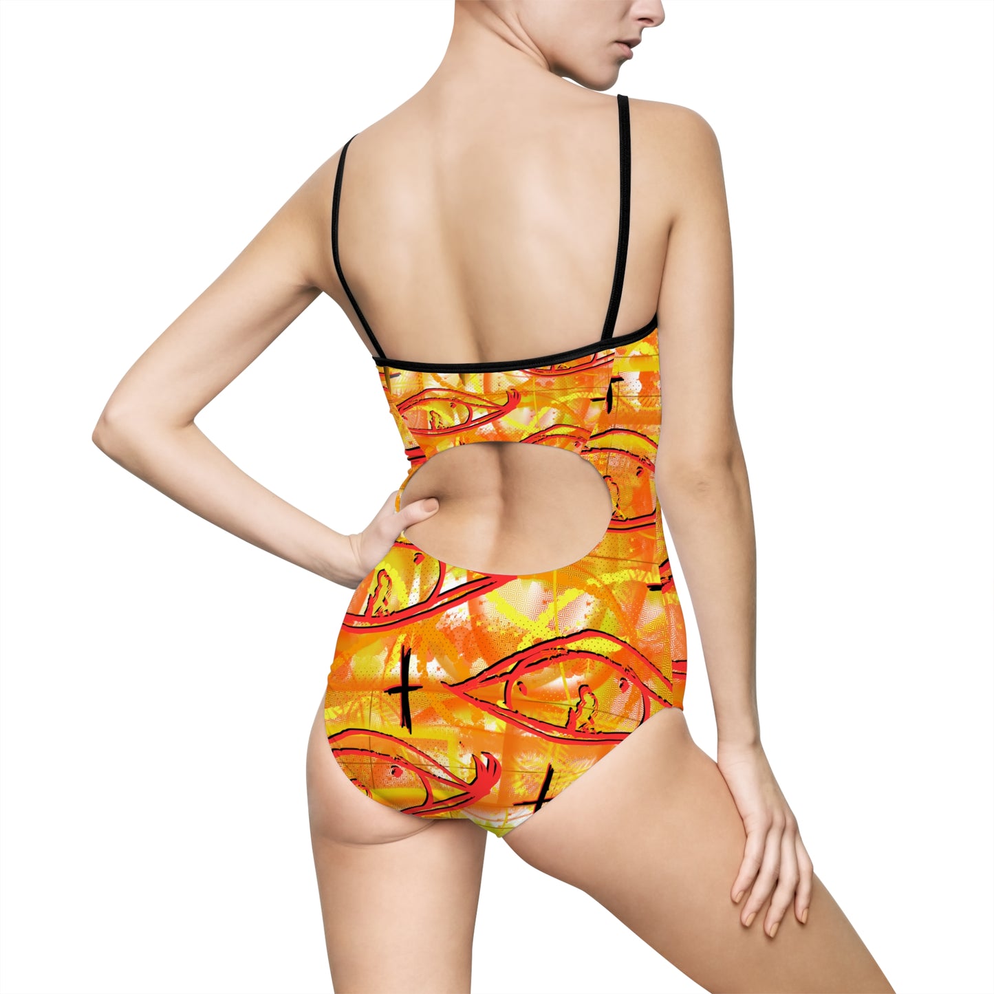 Women's One-piece Swimsuit (AOP)