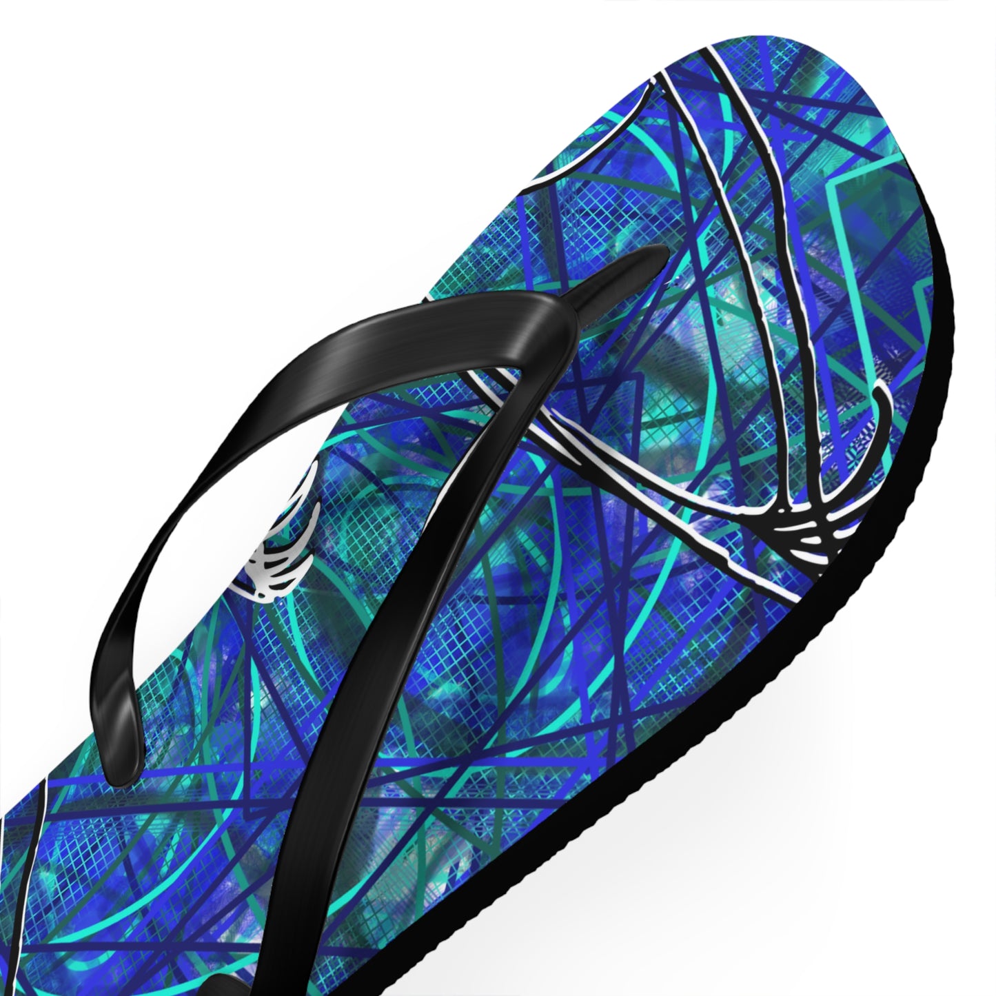 Blue Flip Flops