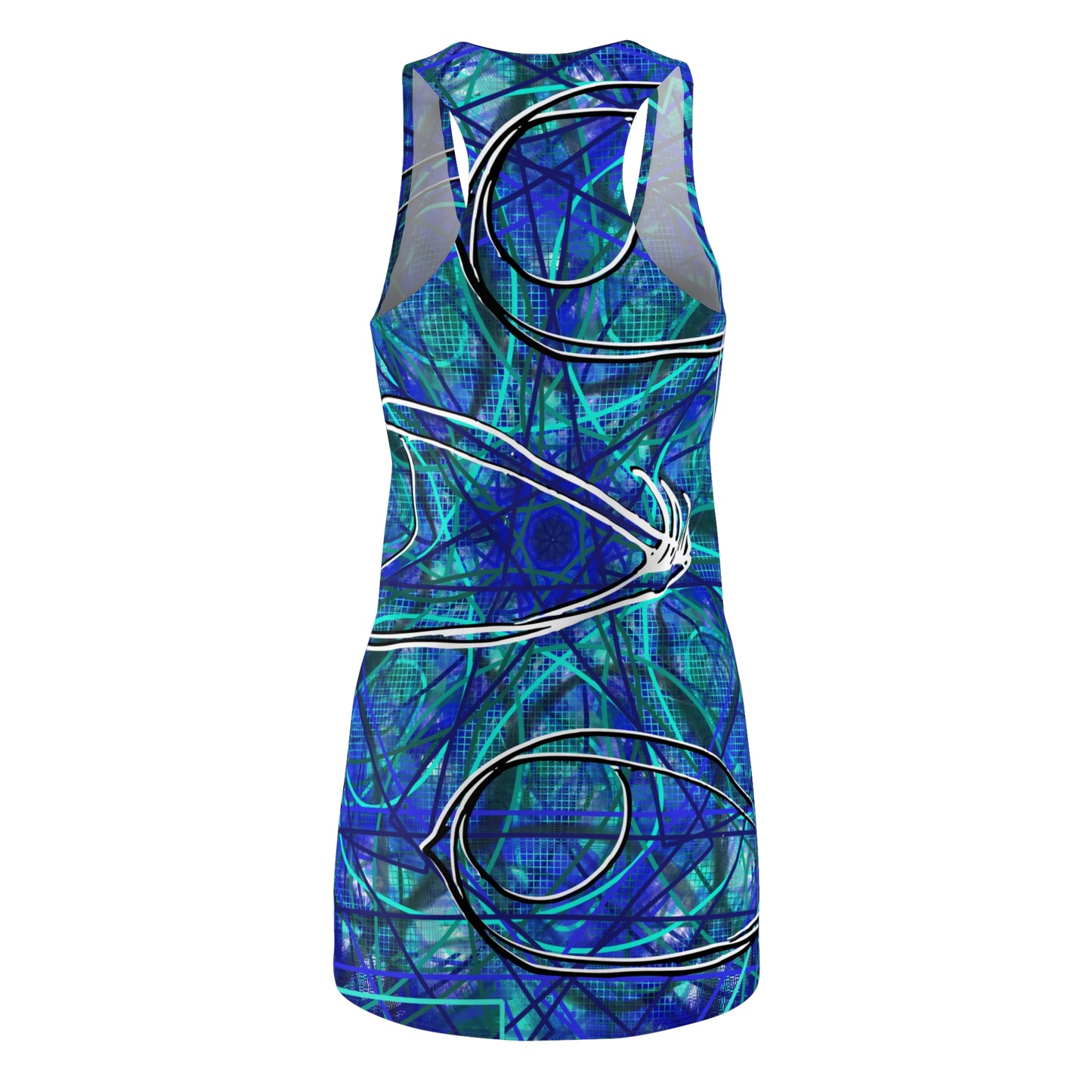 Women's Cut & Sew Racerback Dress (AOP)