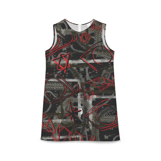 A-line Sleeveless Dress (AOP)