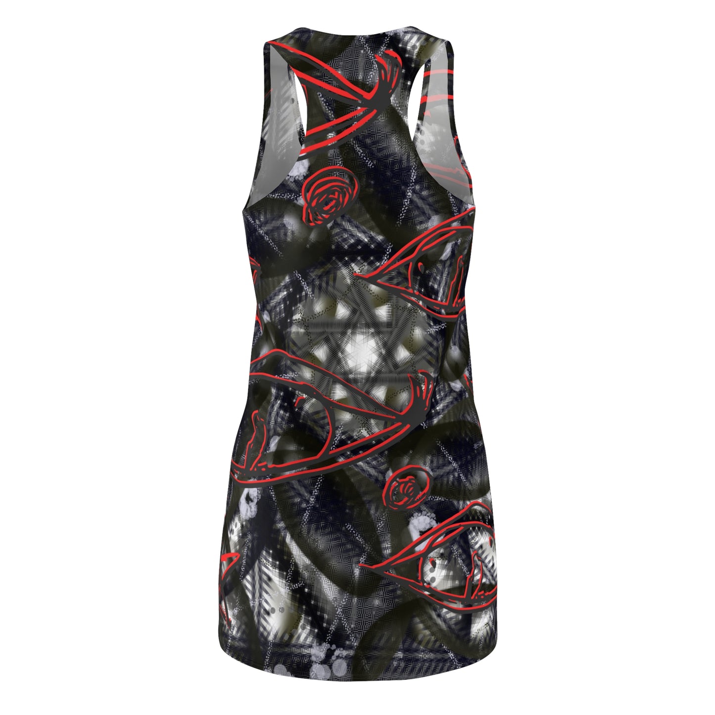 Women's Cut & Sew Racerback Dress (AOP)